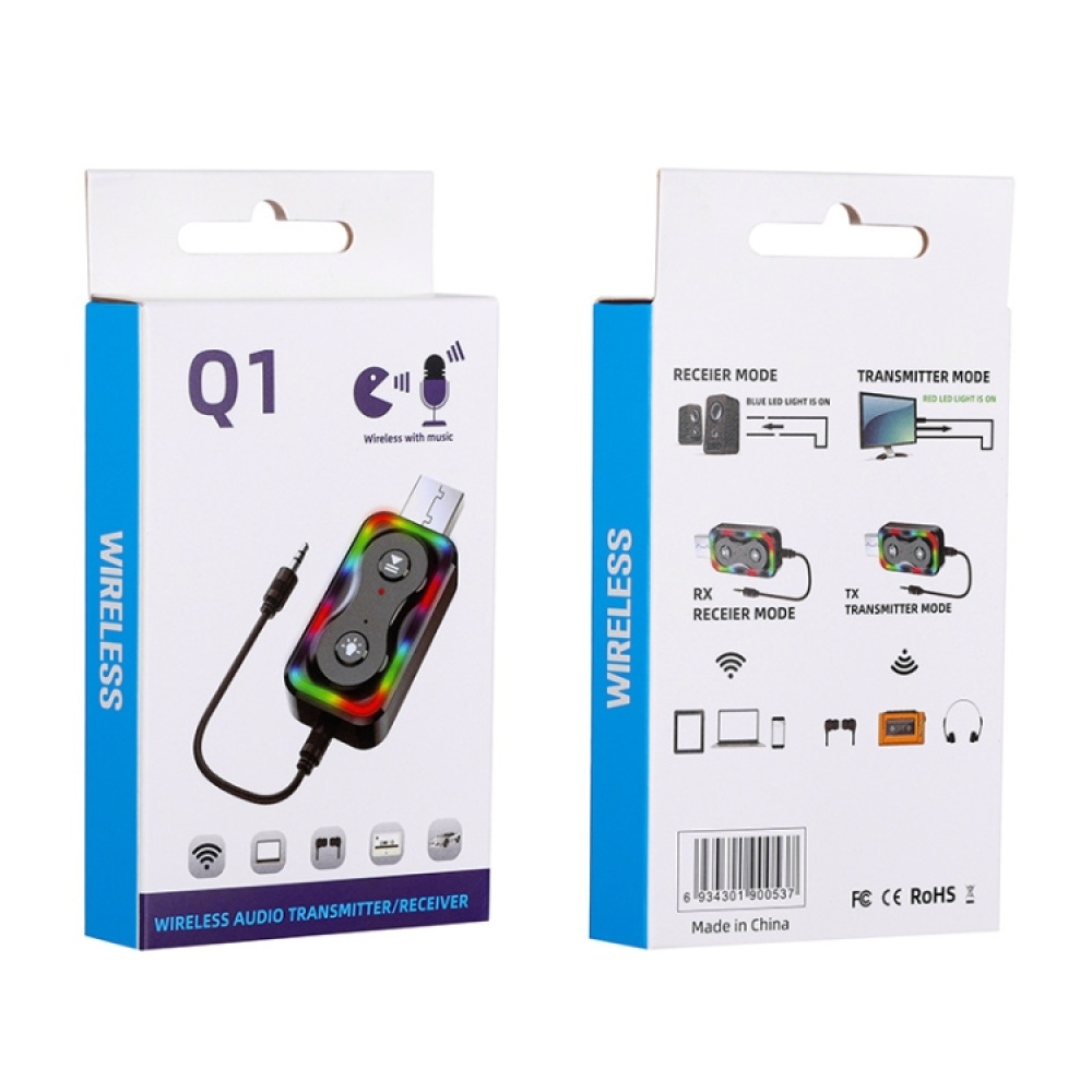 Q1 USB Bluetooth 5.3 Audio Receiver Transmitter Bluetooth Adapter - Image 2