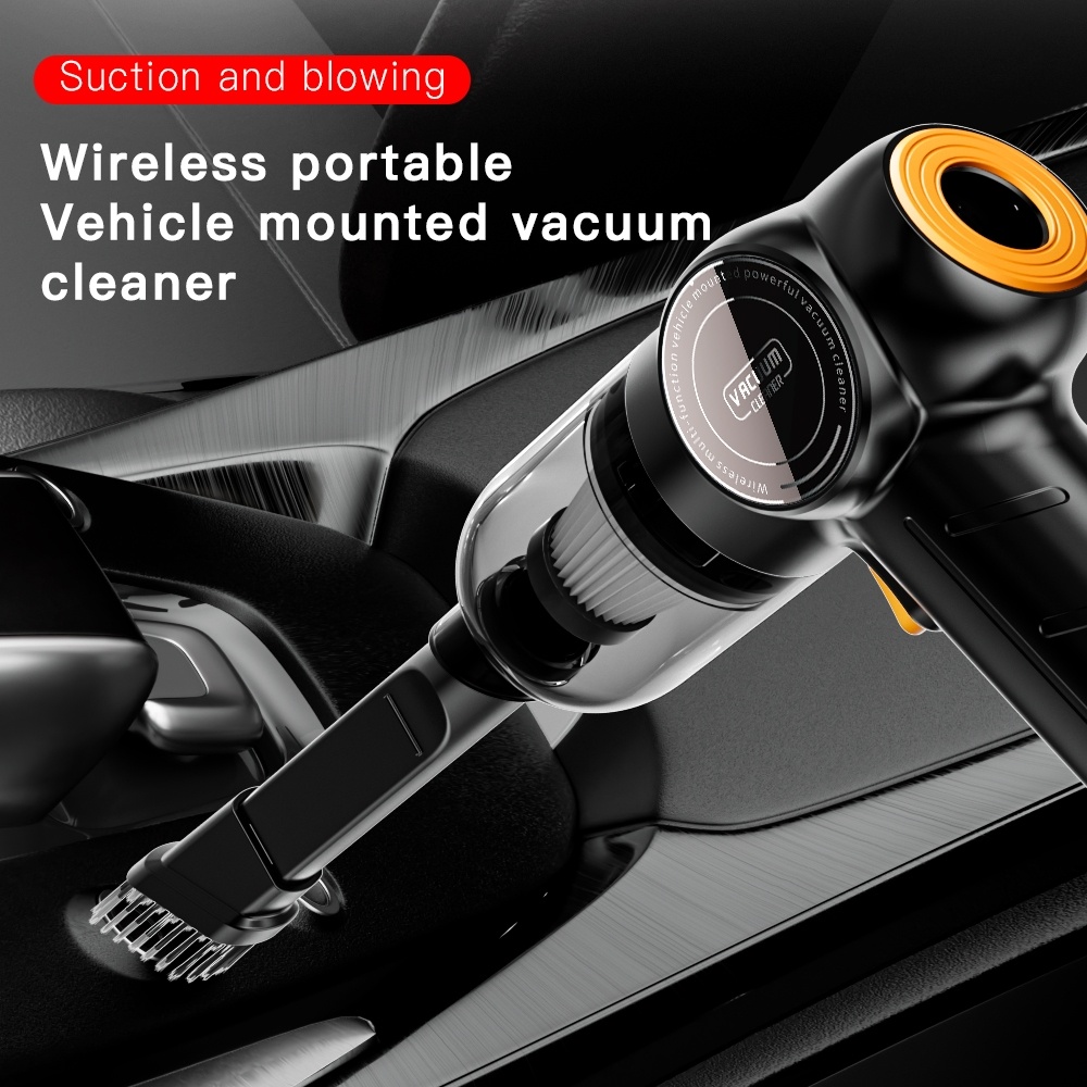 Q18 Car Strong Suction Wireless Handheld Vacuum Cleaner(Black) - Image 2