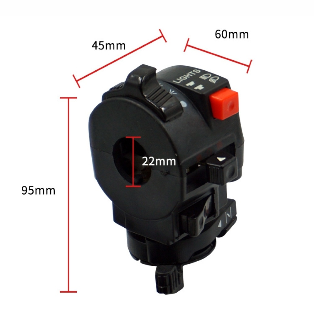 Motorcycle Modified Multi-Function Handlebar Switch For ATV 200 / 250 - Image 2