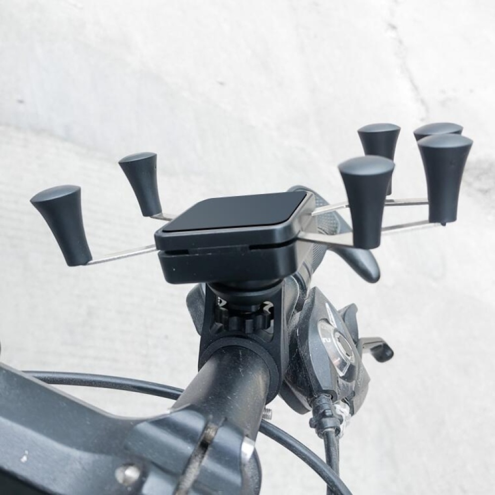 Metal Six Claw Cycling Mobile Phone Bracket Bicycle Motorcycle Electric Car Mobile Phone Bracket(Handle Installation) - Image 3