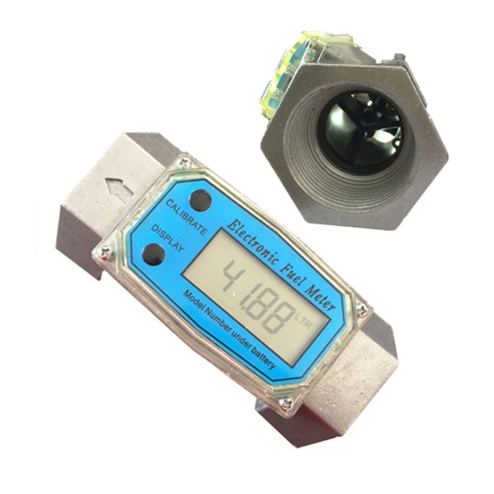 BD-H01 Electronic Display Turbine Flow Meter Metering Diesel Kerosene Methanol Urea Flow Meter Count Flow Meter, Specification: 1 Inch - Image 3