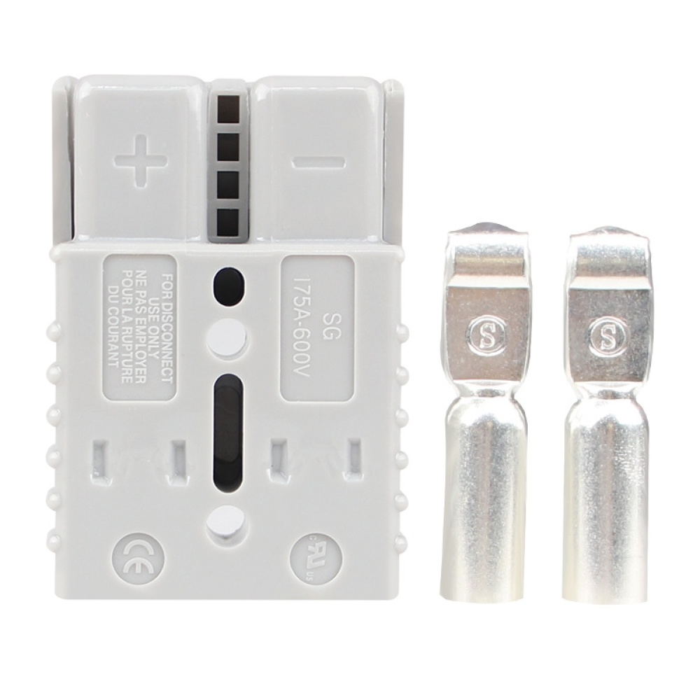 SHENG EN DI Forklift Charger Plug Socket Industrial Power Large Current Connector(SG175H-GY Gray) - Image 2