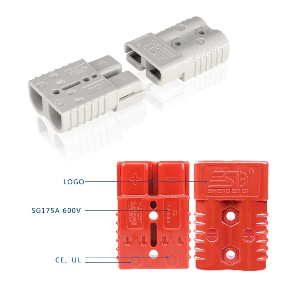 SHENG EN DI Forklift Charger Plug Socket Industrial Power Large Current Connector(SG175H-GY Gray) - Image 3