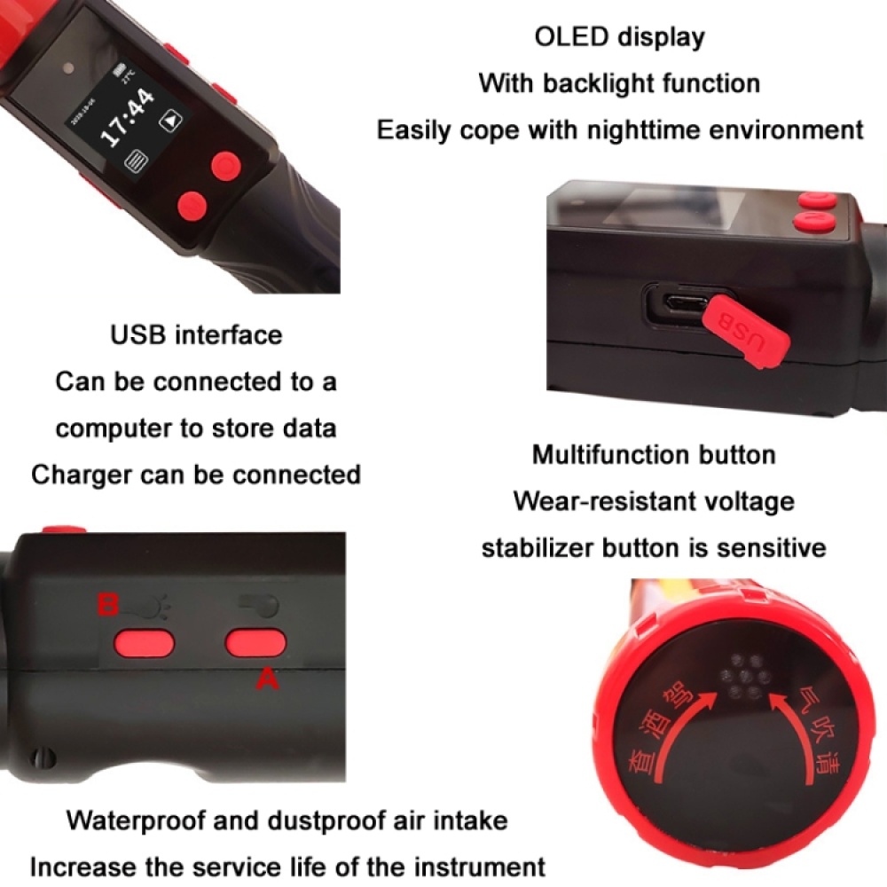 Air Blow Alcohol Tester Alcohol Concentration Test Stick - Image 2