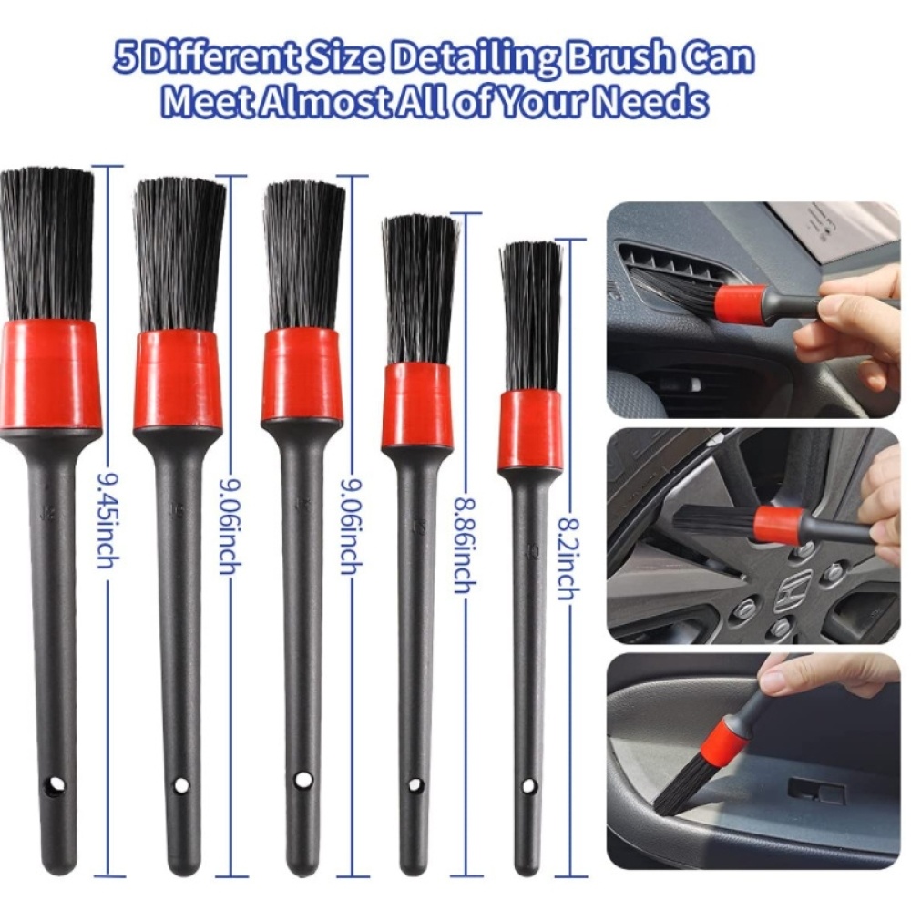 35 PCS / Set Car Wash Water Sprayer Tool Details Clean Brush Air Outlet Brush Set - Image 3