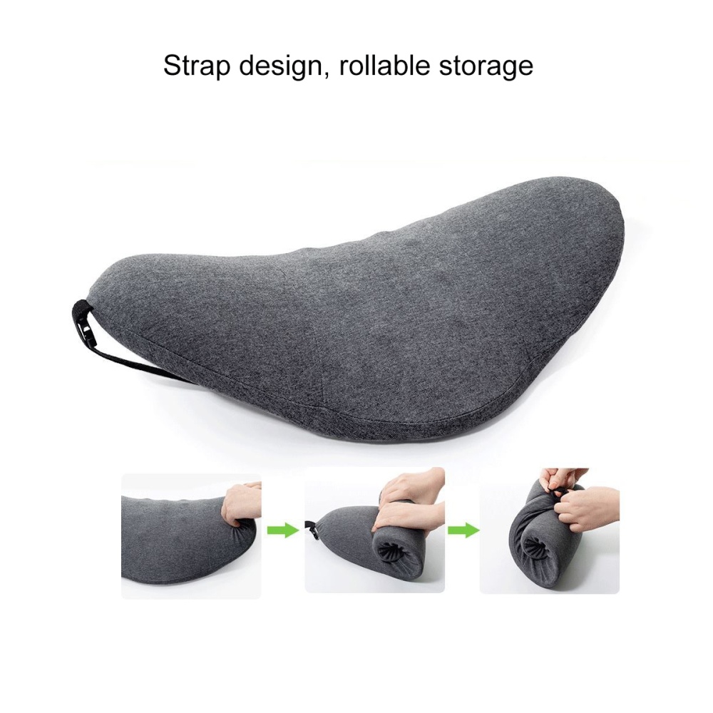 Memory Foam Lumbar Spine Cushion Pregnant Women Sleeping Lumbar Pillow(Dark Gray) - Image 3