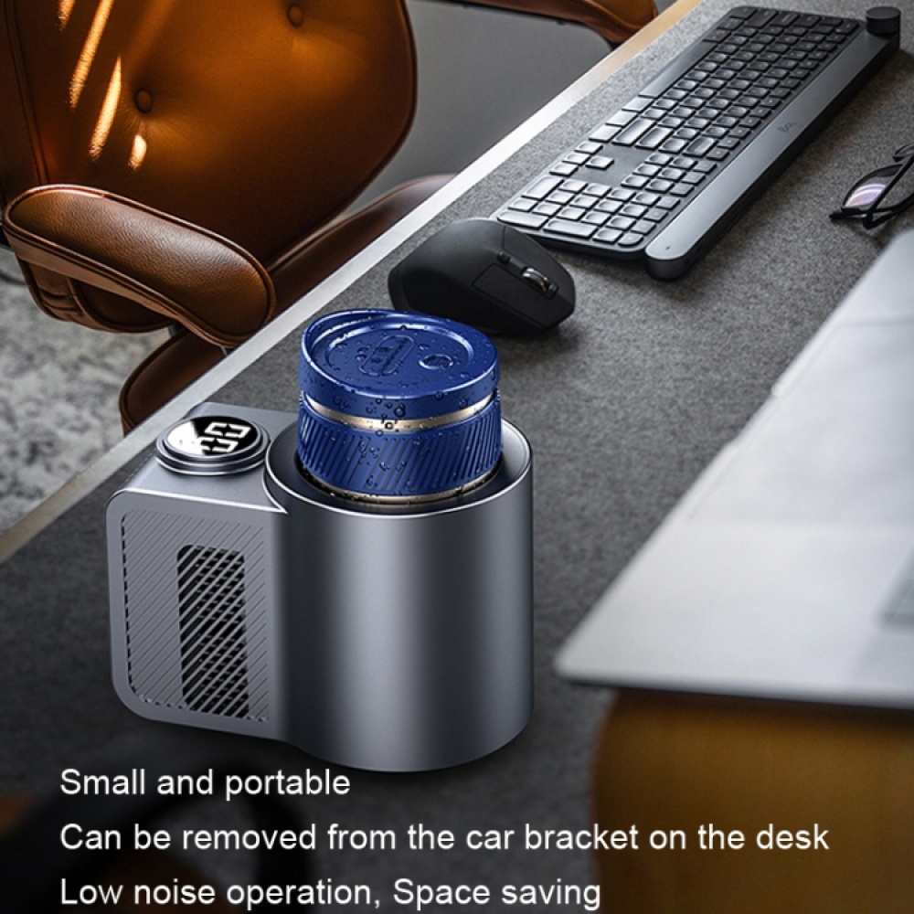 Car Digital Display Fast Cooling and Heating Cup, Style: Generation 3 Gray - Image 3