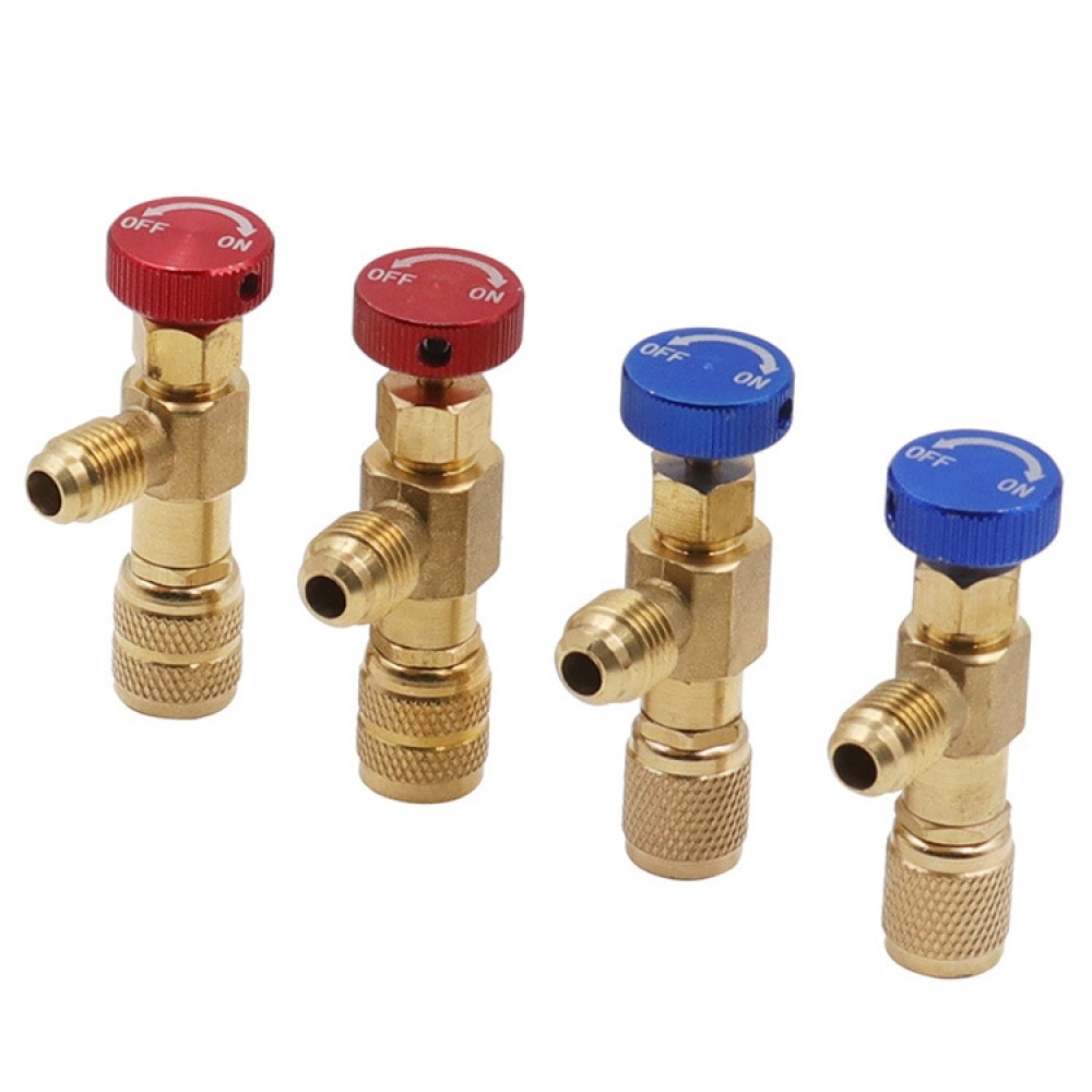 Air Conditioner Fluoridation Safety Valve Refrigerant Filling Connector(Side R410 Bottom R22) - Image 2