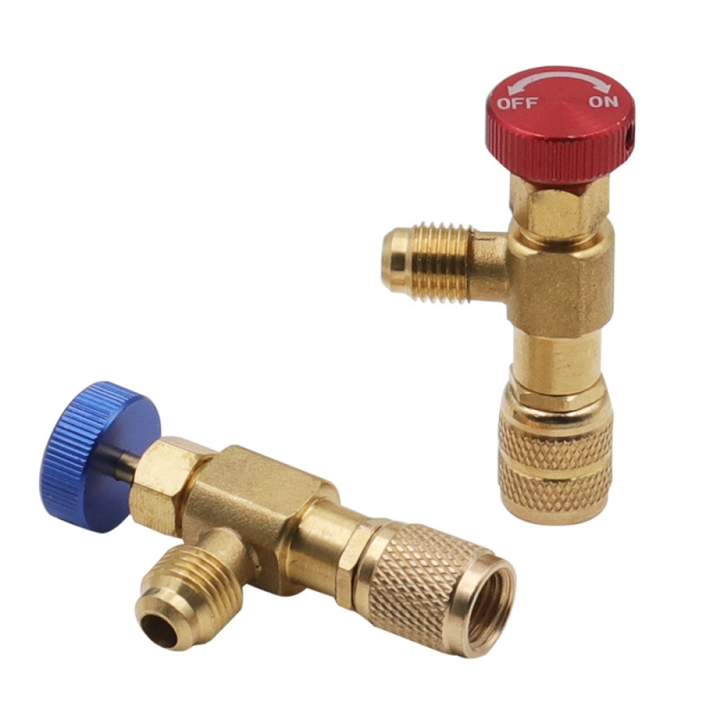 Air Conditioner Fluoridation Safety Valve Refrigerant Filling Connector(Side R410 Bottom R22) - Image 3