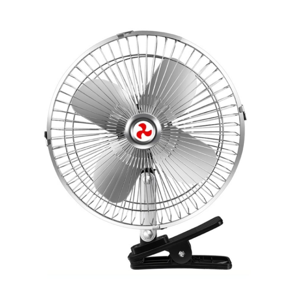 Car Powerful Fixing Clip Cooling High Wind Power Electric Fan, Specification: 10 inch Metal 12V