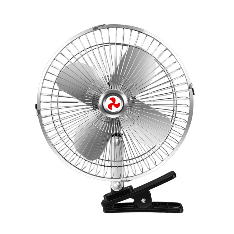 Car Powerful Fixing Clip Cooling High Wind Power Electric Fan, Specification: 10 inch Metal 12V