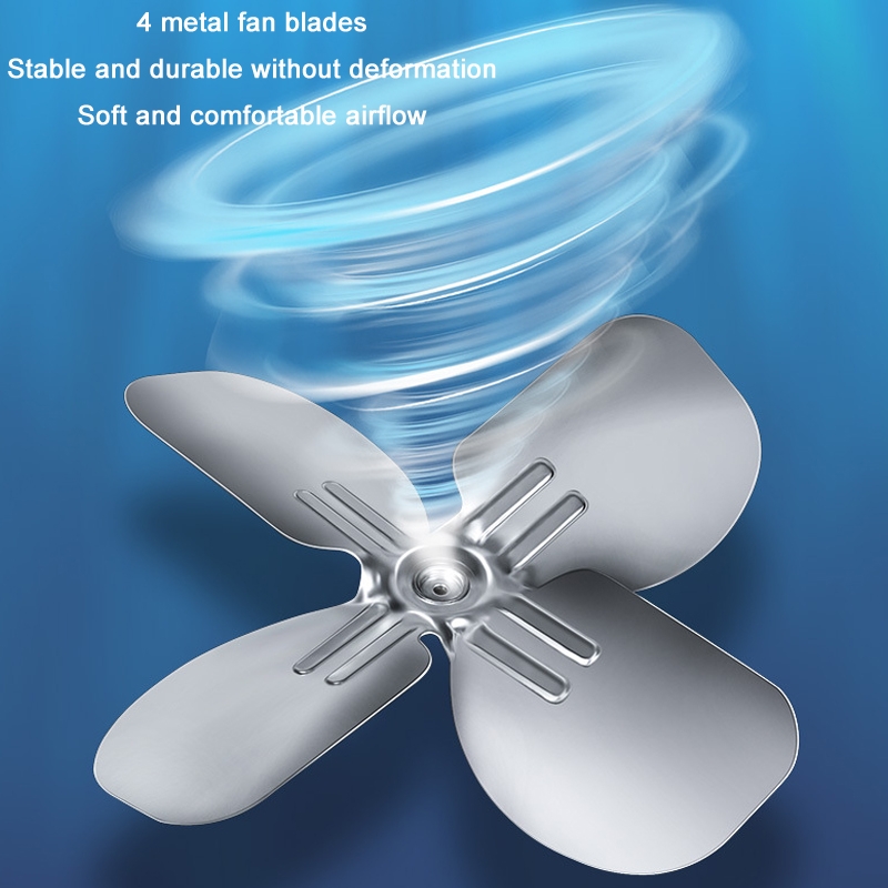 Car Powerful Fixing Clip Cooling High Wind Power Electric Fan, Specification: 10 inch Metal 12V - Image 3