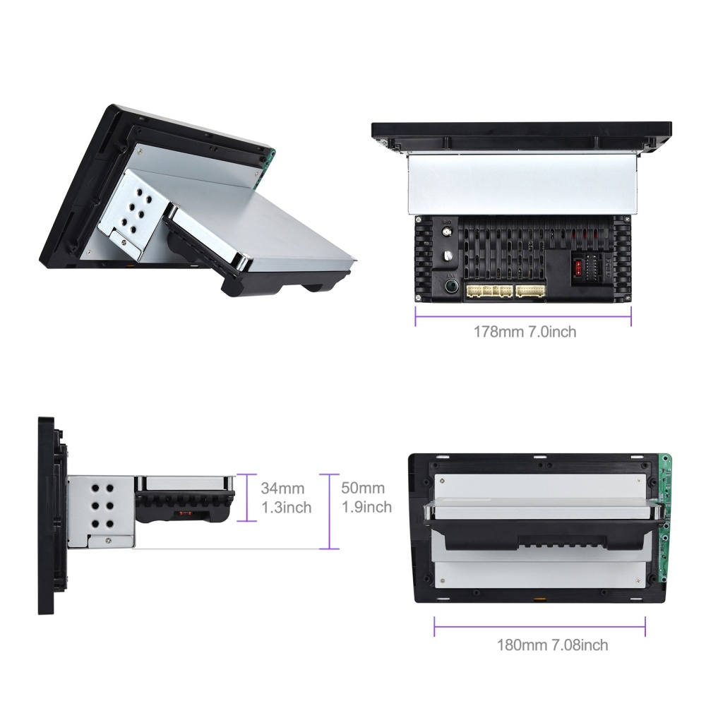 A3236 9 inch Android 11 Single Butt MP5 Player, Style: Carplay 2+32G(Standard+AHD Camera) - Image 3