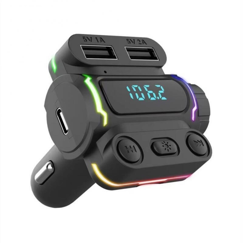 P7 PD20W QC3.0 Dual Fast Charging Car MP3 Player FM Transmitter(Color Box) - Image 2