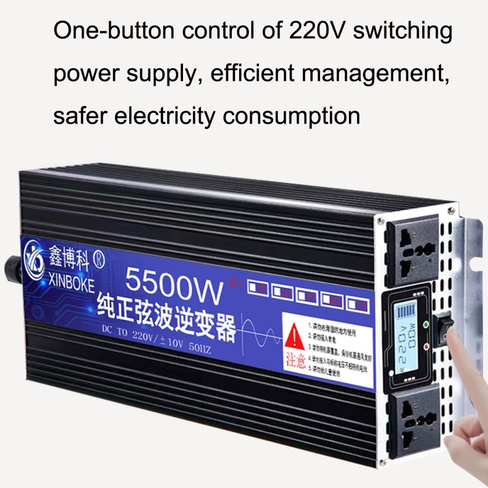 XINBOKE High Power Household Car Sine Wave Inverter 72V 1600W To 220V 800W(Single Display) - Image 3