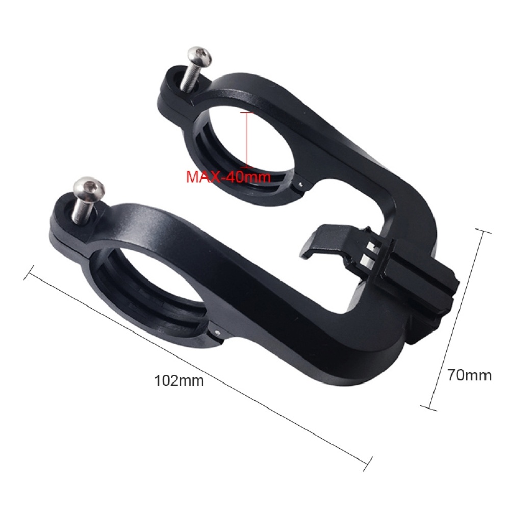 Bike Headlight Computer Bracket Handlebar Extension(Black) - Image 2