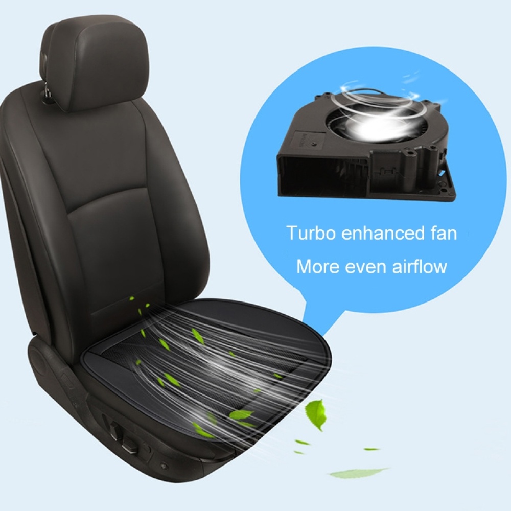 Summer Ventilation Refrigeration USB Car Seat Cushion(Black) - Image 3