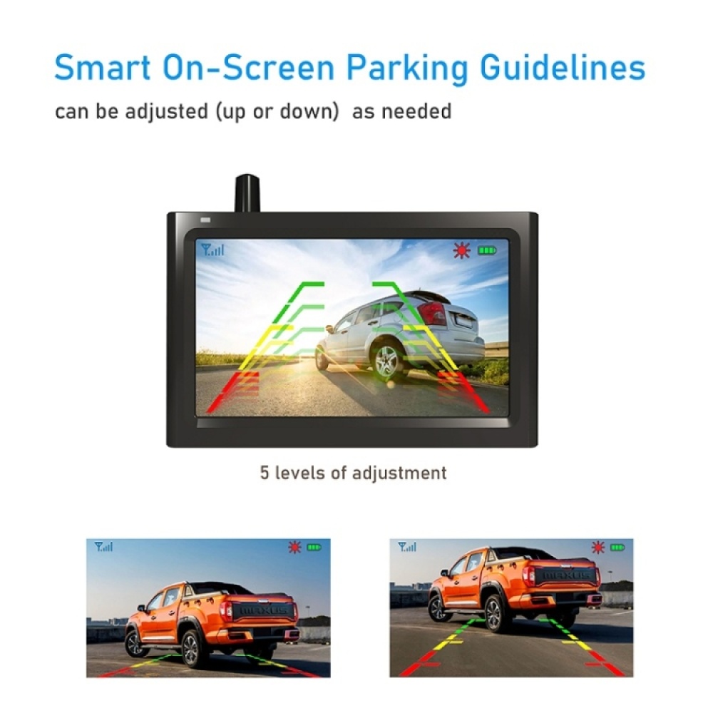 Solar HD Wireless Integrated License Plate Frame Display Camera - Image 3