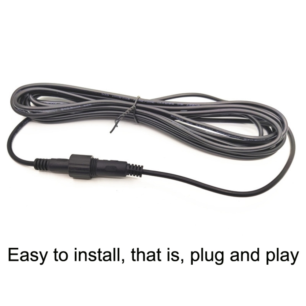 5m 12V/24V Monitoring Universal DC Pump Solar Light Extension Cable(Black) - Image 3