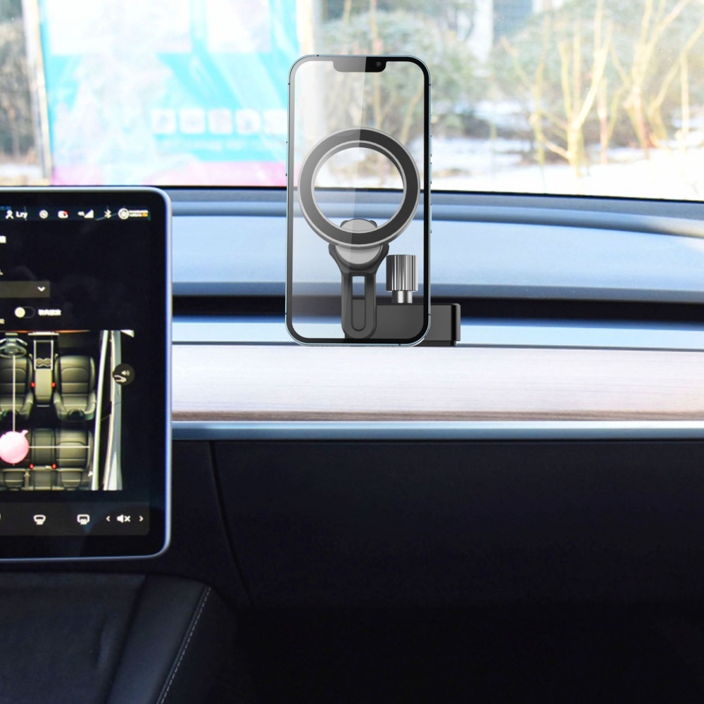 For Tesla Model 3/Y Air Vent Magnetic Mobile Phone Holder Non-marking Base - Image 3