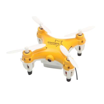 LISHITOYS L6058W Mini WiFi 4-Channel 2.4GHz Radio Control Quadcopter with 0.3MP Camera & LED Light(Yellow) - Image 2