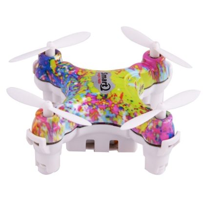 CX-10DS Mini WiFi 360 Degree Flip 4-Channel 2.4GHz Radio Control Quadcopter with 6-axis Gyro & LED Light (Camouflage) - Image 3