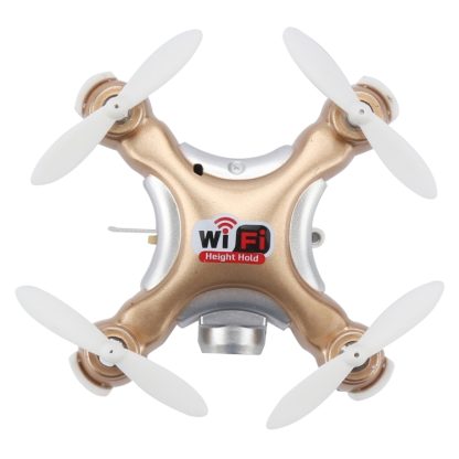 CX-10WD-TX Mini WiFi 360 Degree Flip 4-Channel 2.4GHz Radio Control Quadcopter with 0.3MP Camera & 6-axis Gyro & LED Lig - Image 2