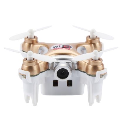 CX-10WD-TX Mini WiFi 360 Degree Flip 4-Channel 2.4GHz Radio Control Quadcopter with 0.3MP Camera & 6-axis Gyro & LED Lig - Image 3