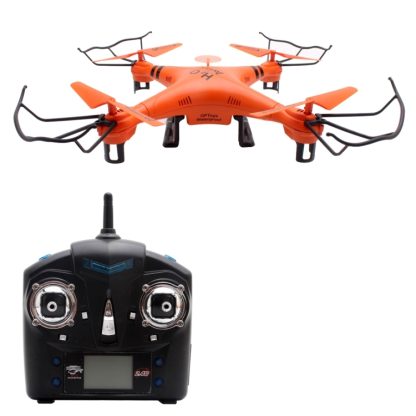 H2O 2.4G 4CH 4-axis 3ATM Waterproof Quadcopter Drone with LED Light(Orange)