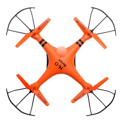 H2O 2.4G 4CH 4-axis 3ATM Waterproof Quadcopter Drone with LED Light(Orange) - Image 2