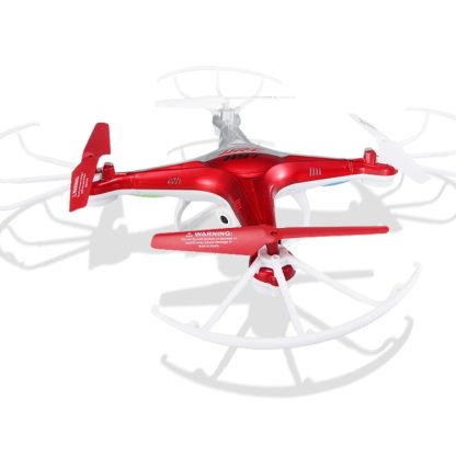 JJR/C H97 Gyro 4-Channel 2.4GHz Drones RC Quadcopter with LED Light & 0.3MP Camera(Red) - Image 2