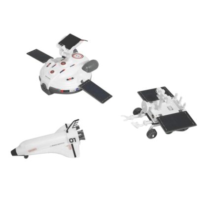 3 in 1 Solar Powered Moon Exploring Fleet DIY Robot Toy Kits