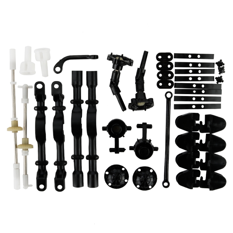 WPL B-24 DIY Assembly 1:16 Mini 4WD RC Military Truck Control Car Toy(Blue) - Image 3