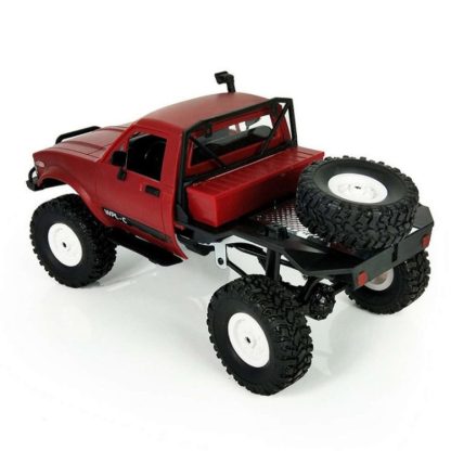 WPL C-14 1:16 Mini 2.4G 4WD RC Crawler Off Road Car with Light(Red) - Image 3