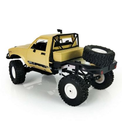 WPL C-14 1:16 Mini 2.4G 4WD RC Crawler Off Road Car with Light(Yellow) - Image 3