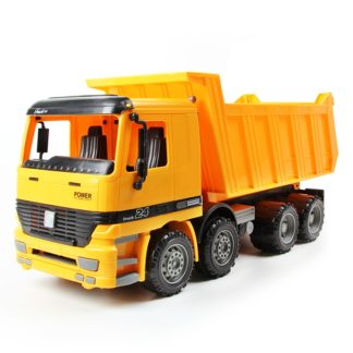 9998-2 Model Car Toy Big Dump Truck Children Toys (Yellow)