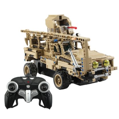 MoFun MZ6003 DIY Assembly Building Block Remote Control Armored Minesweeper Vehicle