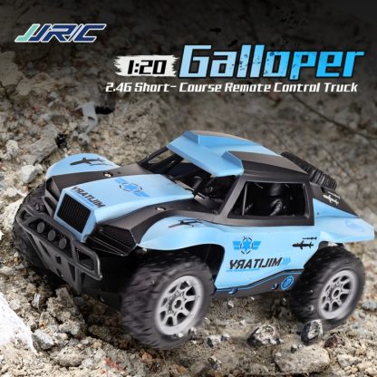 JJR/C 1:20 2.4Ghz 4 Channel Remote Control Off-road Climbing Truck Vehicle Toy(Blue) - Image 2