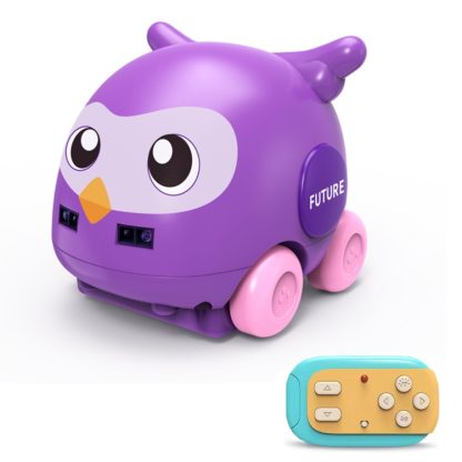 MoFun Rockwoo-3302 1:32 Multi-function Four-way Wireless Remote Control Obstacle Avoidance Follow Cartoon Owl Shape Car - Image 2