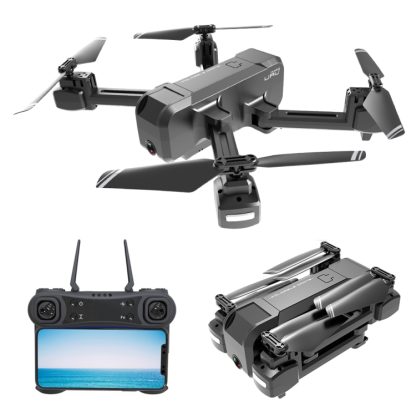 KF607 2.4Ghz Brushless GPS Folding Aerial RC Quadcopter Drone, Optical Flow 1080P Flat Angle Coxless Camera