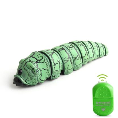 9910A Infrared Sensor Remote Control Simulated Insect Creative Children Electric Tricky Toy Model (Green)