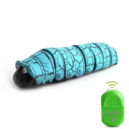 9910A Infrared Sensor Remote Control Simulated Insect Creative Children Electric Tricky Toy Model (Blue)