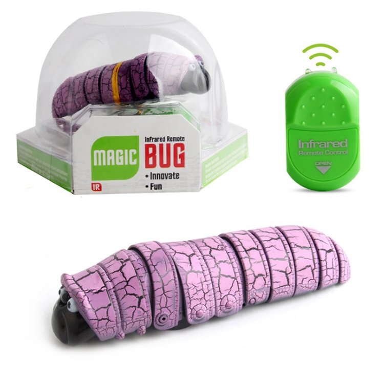 9910A Infrared Sensor Remote Control Simulated Insect Creative Children Electric Tricky Toy Model (Purple) - Image 3