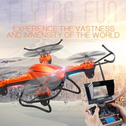 JJR/C H32GH 4-rotor Gyro Drone Altitude Position Hold RC Quadcopter with LCD Screen & 2MP HD Camera & Remote Control(Ora