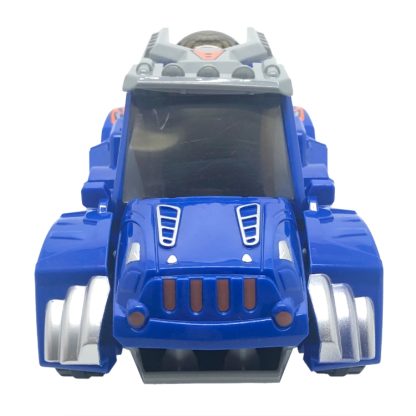 HG-882 Electric Dinosaur Deformation Car Toy Universal Light Music Toy (Blue) - Image 3