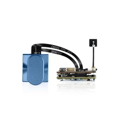 Caddx.us Tariser 4K Mini 1200TVL F2.8 12 Megapixel Dual Lens Dual FPV Color Camera, NTSC / PAL Changeable (Blue) - Image 3