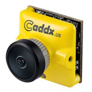 Caddx.us Turbo micro F2 Mini 1200TVL 2.1mm Lens FPV Color Camera with 1 / 3 inch CMOS Sensor, NTSC / PAL Changeable (Yel