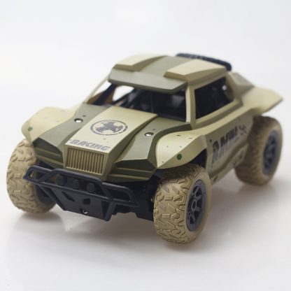 HD808 1:20 27Mhz Remote Control Short Truck High Speed Off-road Drifting Children Toy Car(Green)