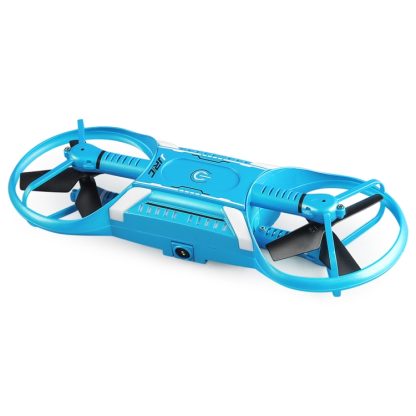 JJR/C H60 720P HD Camera WiFi FPV Cross-shaped Foldable Drone with LED Light, Support Altitude Hold, Headless Mode (Blue - Image 3