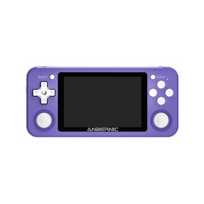 Powkiddy RG351P 3.5 inch IPS Screen Double Joystick Retro Handheld Game Console 1GB+64GB Memory, Linux OS(Purple) - Image 2